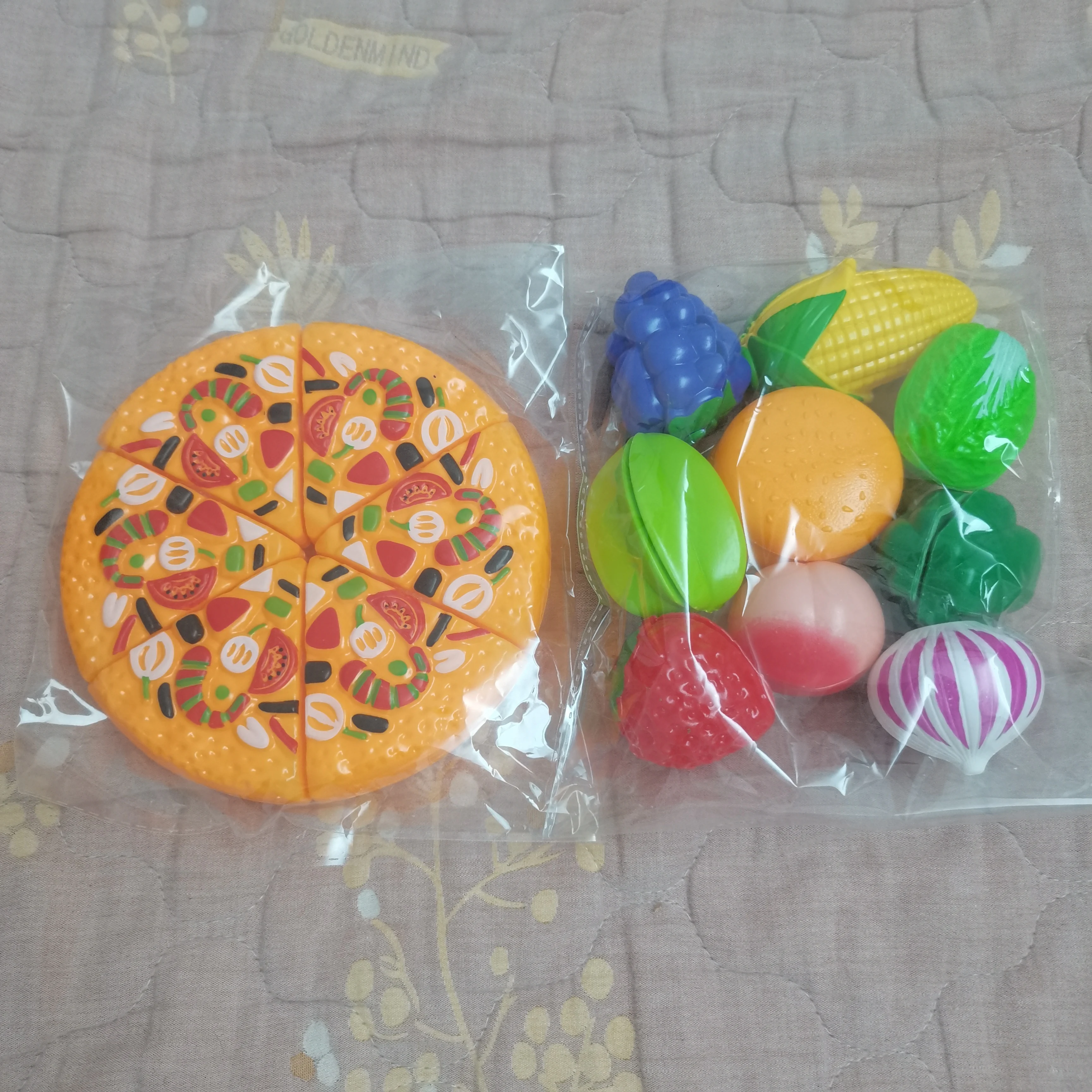 Pizza Children Pretend Simulated Kitchen Toys Simulated Fruits Cutting Toys Pretend Toys Christmas Gift