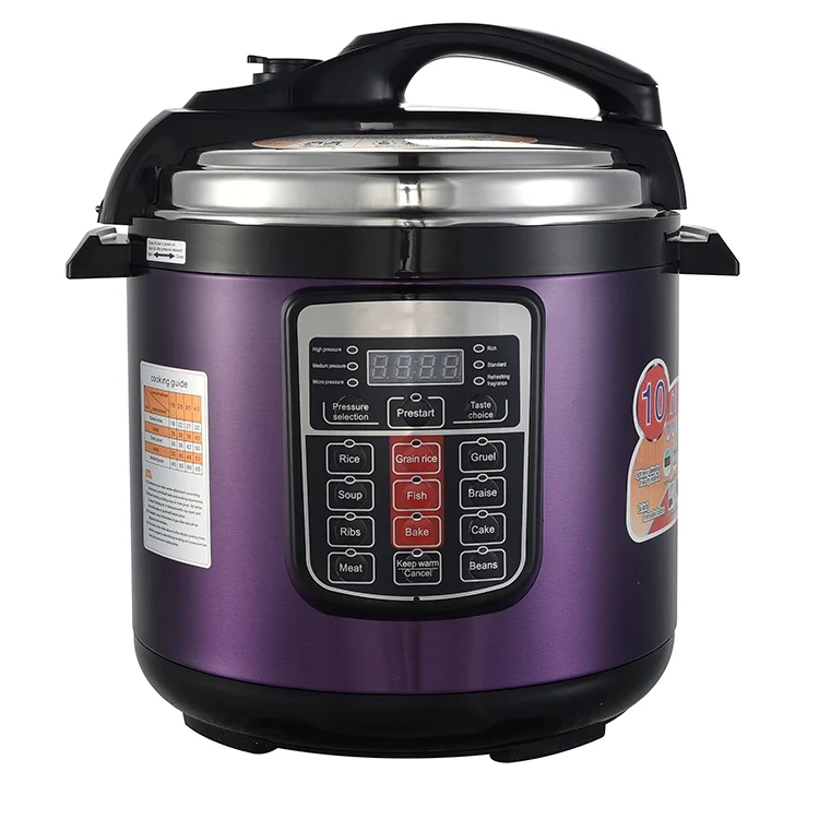 Okicook Hot Sale 6L Non-Stick Coating Electric Pressure Cooker Kitchen Appliance Non-Stick Coating