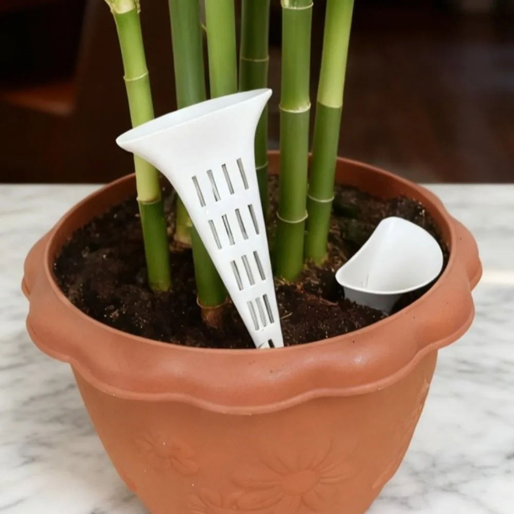 10PCS Breathable Conical Watering Device Prevent Root Rot Root Aeration Soil Aeration Device Deep Watering Prevent Soil Loss