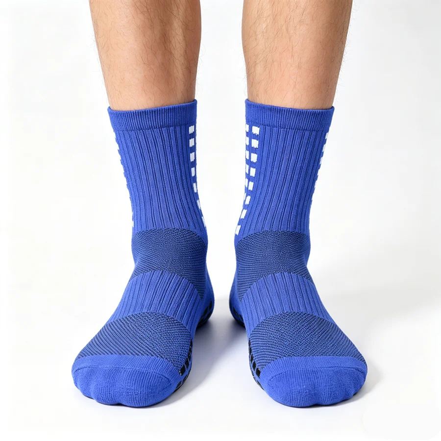 3/6/9pairs unisex non slip grip breathable shockproof towel bottom cycling hiking running athletic exercise socks