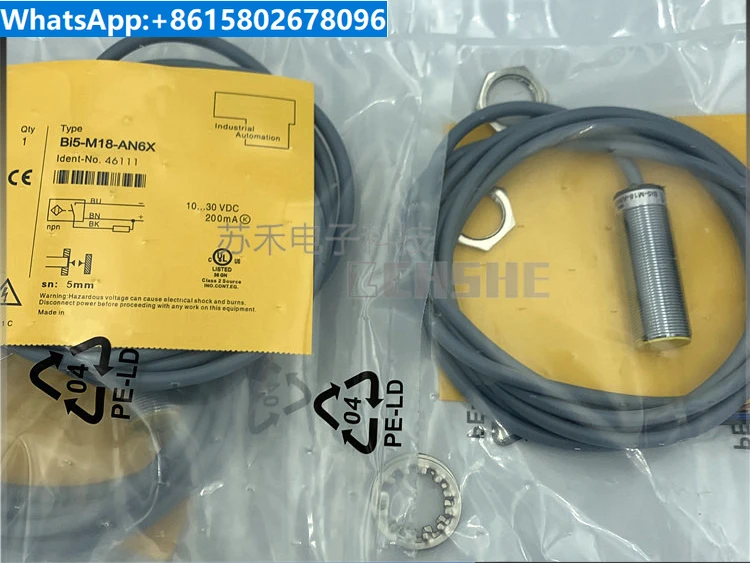 

Proximity Switch Bi5-M18-AN6X Three Wire Cylindrical Thread Flush NPN.NO Inductive 10-30V Sensor