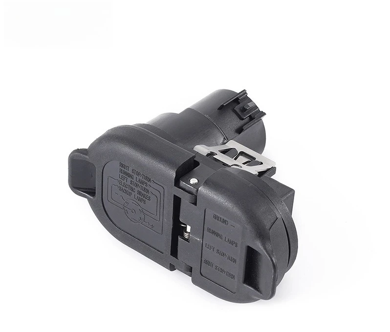 Auto parts manufacturers supply 7-hole interface rotary seat + 4 flat seat, American trailer plug connector