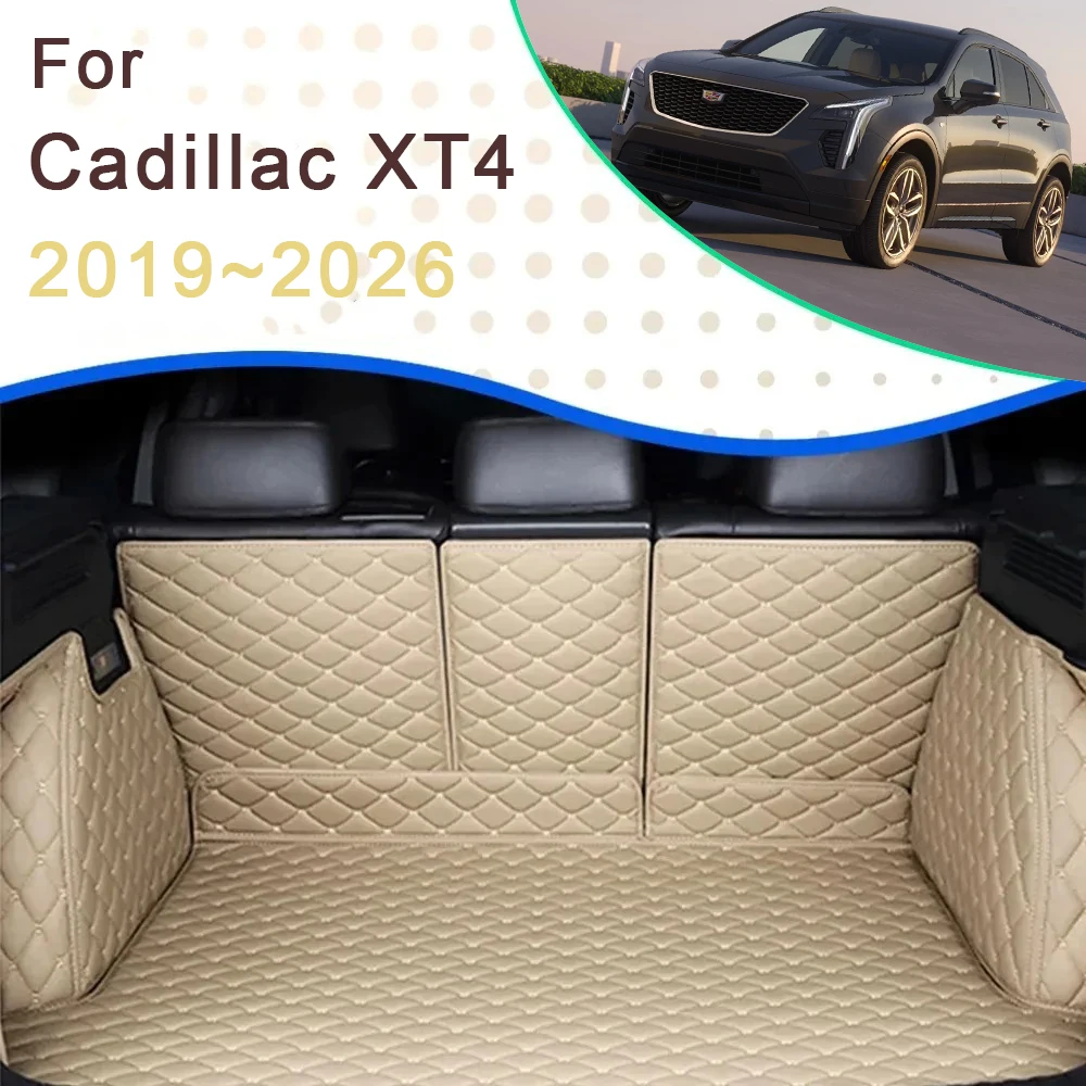 

Car Trunk Cargo Liner For Cadillac XT4 2019 2020 2021 2022 2023 2024 2025 2026 Rug Rear Boor Mat Carpet Storage Pads Accessories