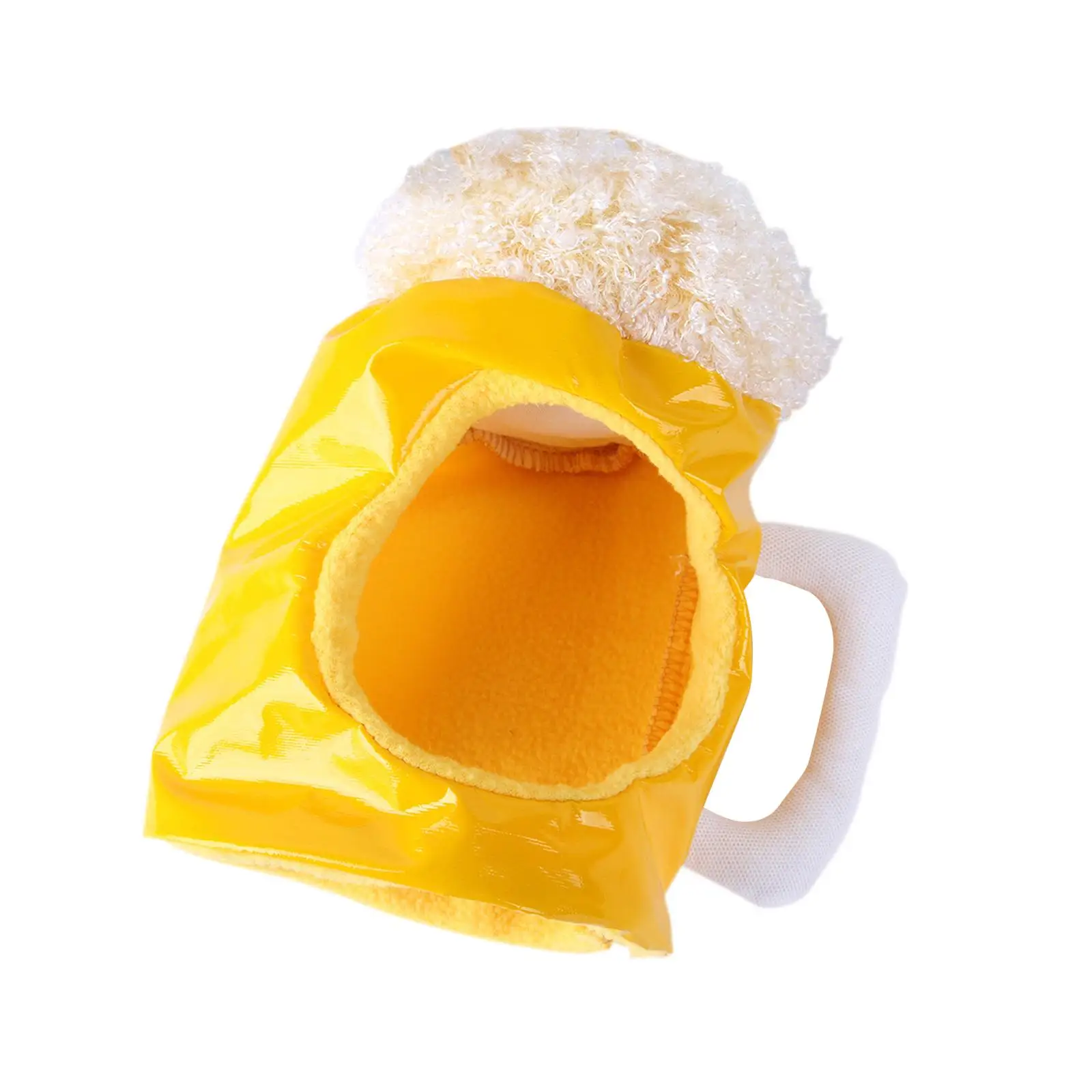 Sombreros divertidos para mascotas, accesorios de fotografía suaves, sombrero de modelado de cerveza, disfraz de cabeza de cachorro para fiesta de Cosplay, divertido, creativo, Invierno