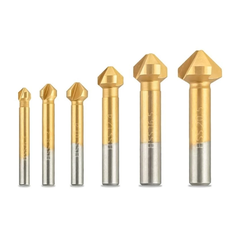 

6/7Pcs/set Countersink Drill Bit Set High Speed Steel Counter Sink Drill Bit