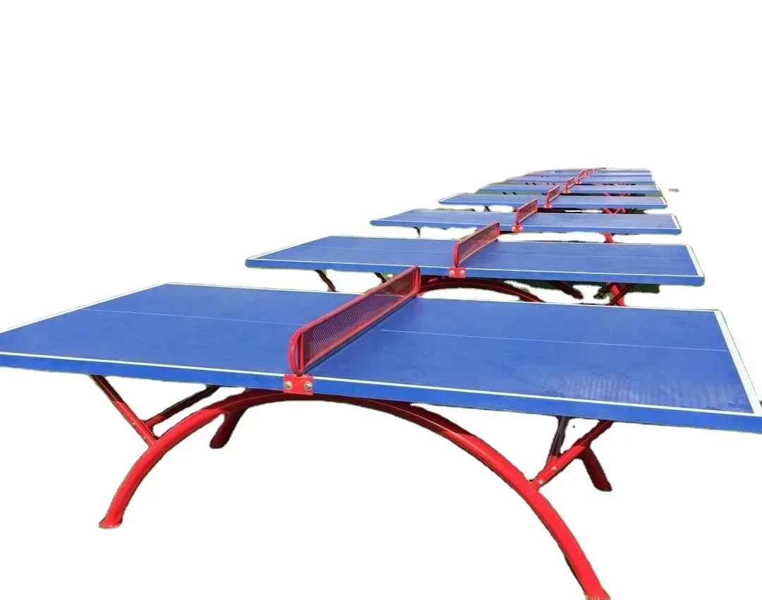 2026 Offical Size Smc Outdoor Tennis Table Foldable Table Desk With Titanium Steel Plate