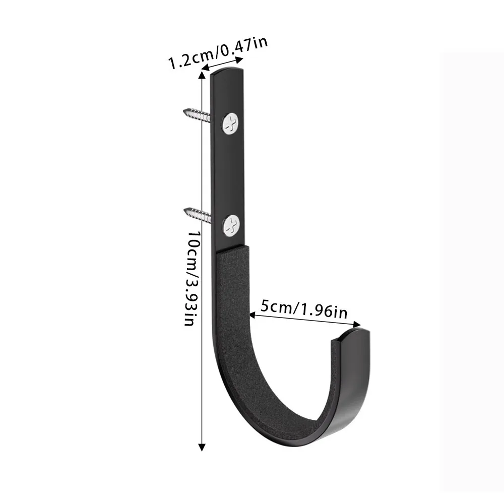 Metal Gun Rack Storage Rifles Shotgun Hooks Wall Mount Hangers for Any Rifles Shotguns Archery Bow with Soft Padding image 6
