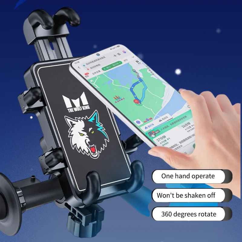 

New style Eight Claws Mobile Phone Holder for Motorcycle Scooter ATV Bicycle E-bike Cell Phone Bracket
