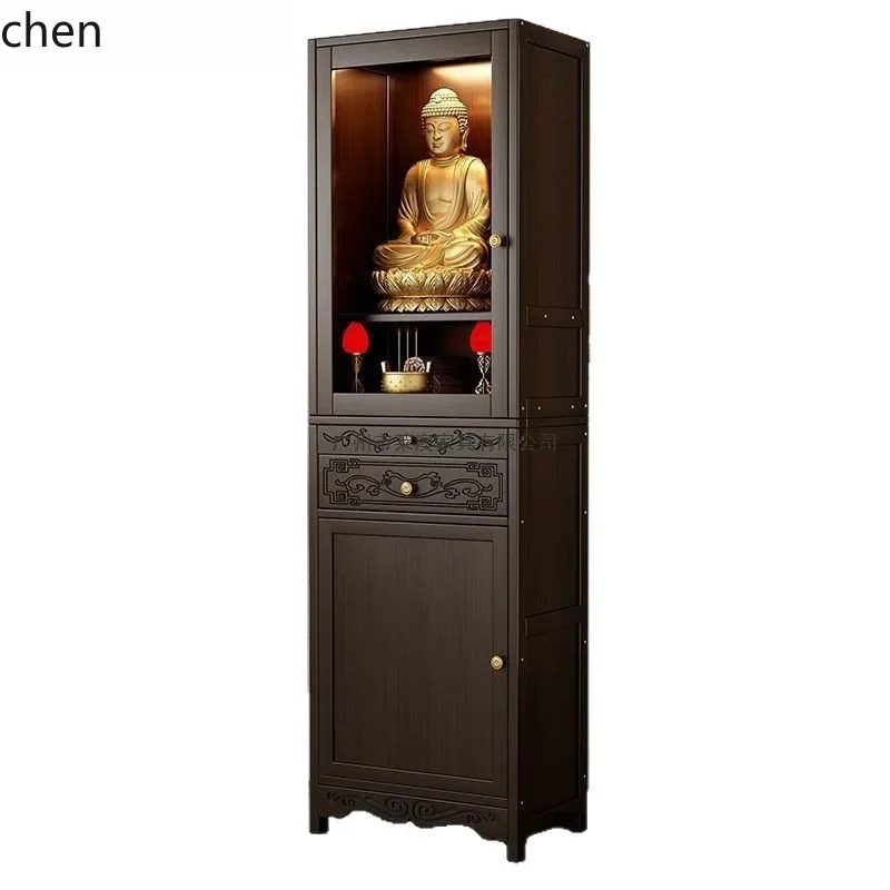 r5.21 Altar Cabinet for Home Use, Standing Cabinet for God of Wealth, Shrine Cabinet for Guanyin Buddha Statue