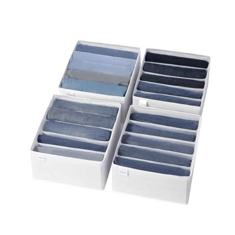 4 Packs Jeans Drawe…