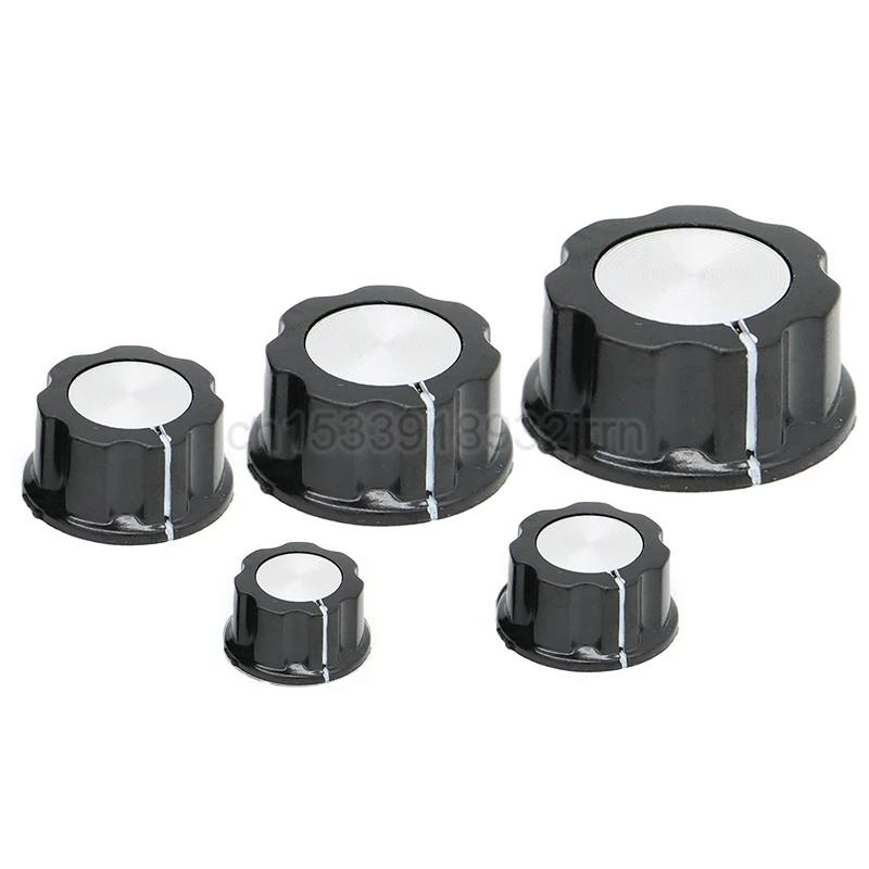5 szt. MF-A01 MF-A02 MF-A03 MF-A04 MF-A05 pokrętło potecjometru pokrętła przełącznika obrotowego 6mm dla RV24 3590S WHT118 WXD3