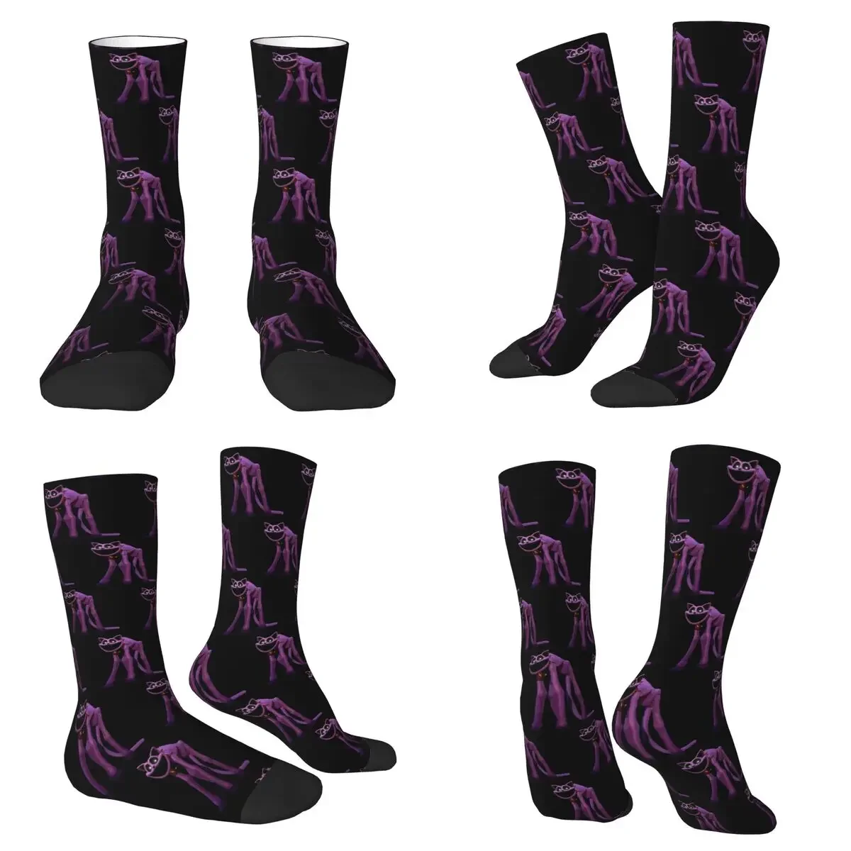 

CATNAP Monster Socks Harajuku Sweat Absorbing Stockings All Season Long Socks for Man Woman Valentine's Day Gifts