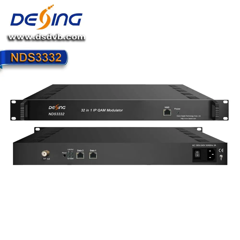 1024 Ip to 32 Qam Modulator Digital IP to QAM Modulator