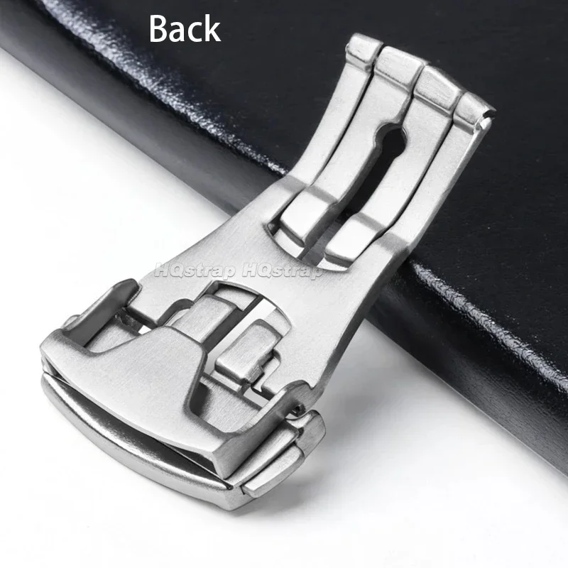 16 مللي متر 18 مللي متر 20 مللي متر الفولاذ المقاوم للصدأ للطي مشبك ل أوميغا مزدوجة الصحافة زر المعادن فراشة نشر المشبك الساعات Accessorise