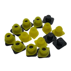 500 Pcs Beekeeping Bee queen Cage Accessories Yellow Black Pedestal Guard Longwall Shield Queen Cage Cover Bee Tools