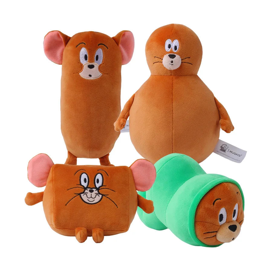 

20 см милая плюшевая игрушка с изображением мыши Джерри, 4 стиля, серия трансформаций, мягкие игрушки, забавный рождественский подарок для детей и фанатов