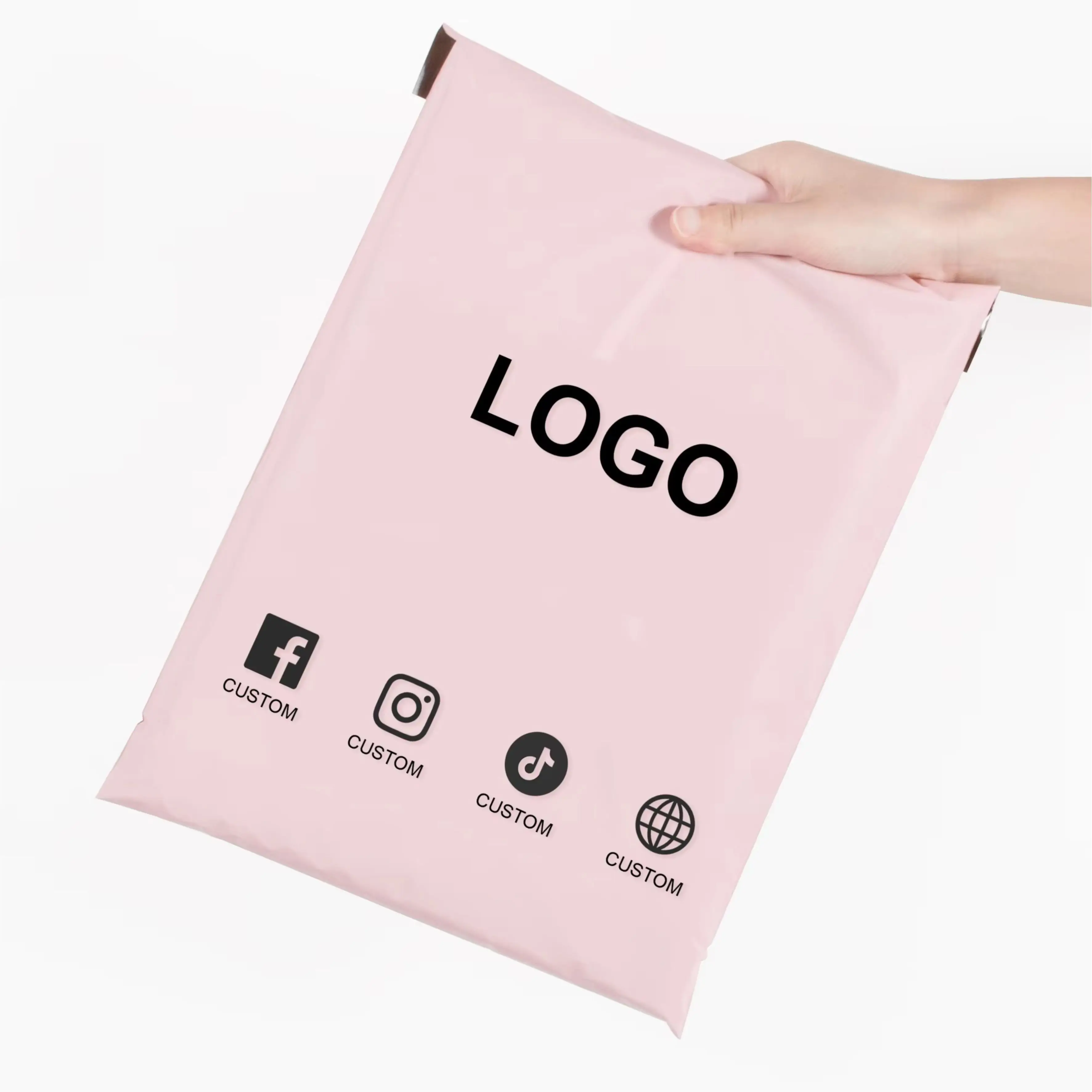 

Customized express mail bags, business logo printing, small batch customization, Poly environmentally friendly mail bags