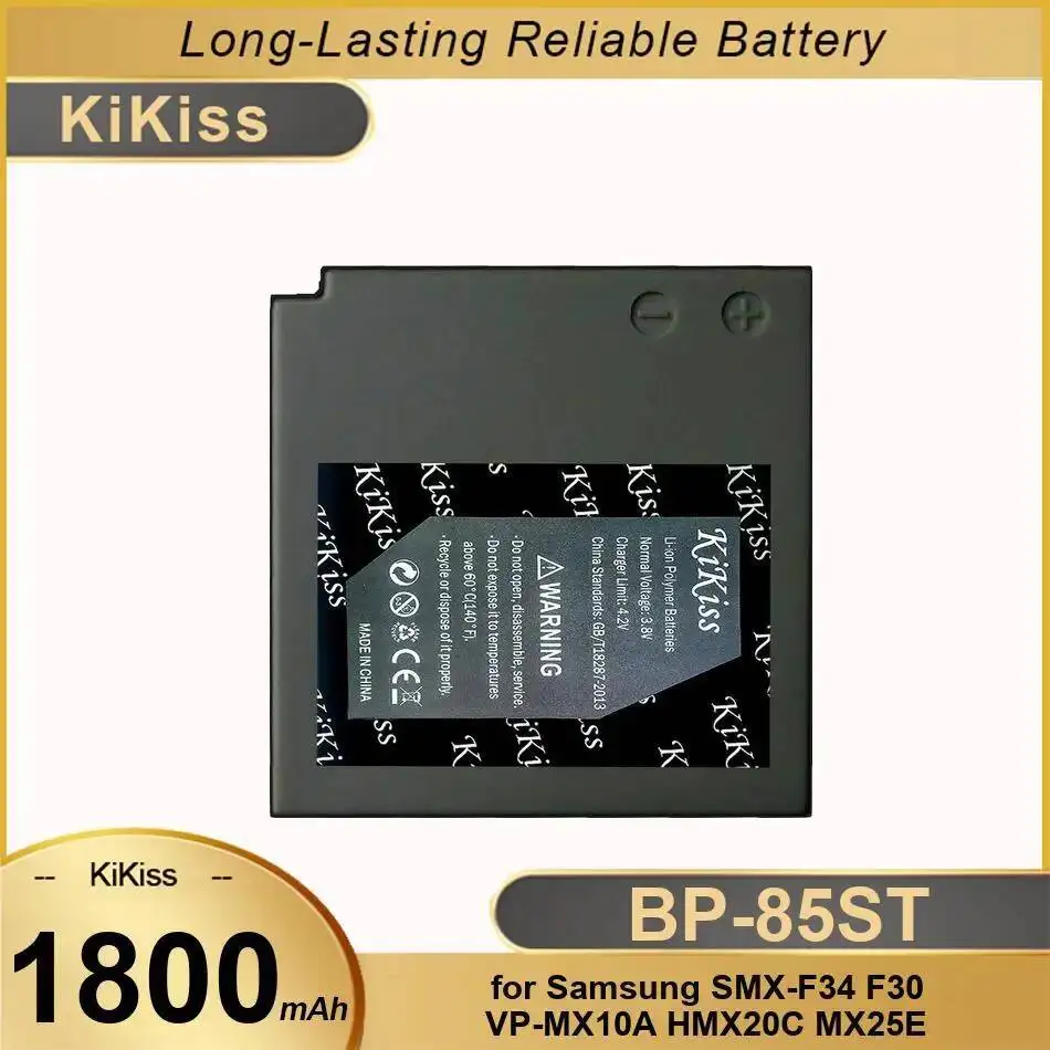 

Camera Battery For Samsung Smx-F34 F30 VP-MX10A HMX20C MX25E High Compatibility BP-85ST 1800Mah Capacity