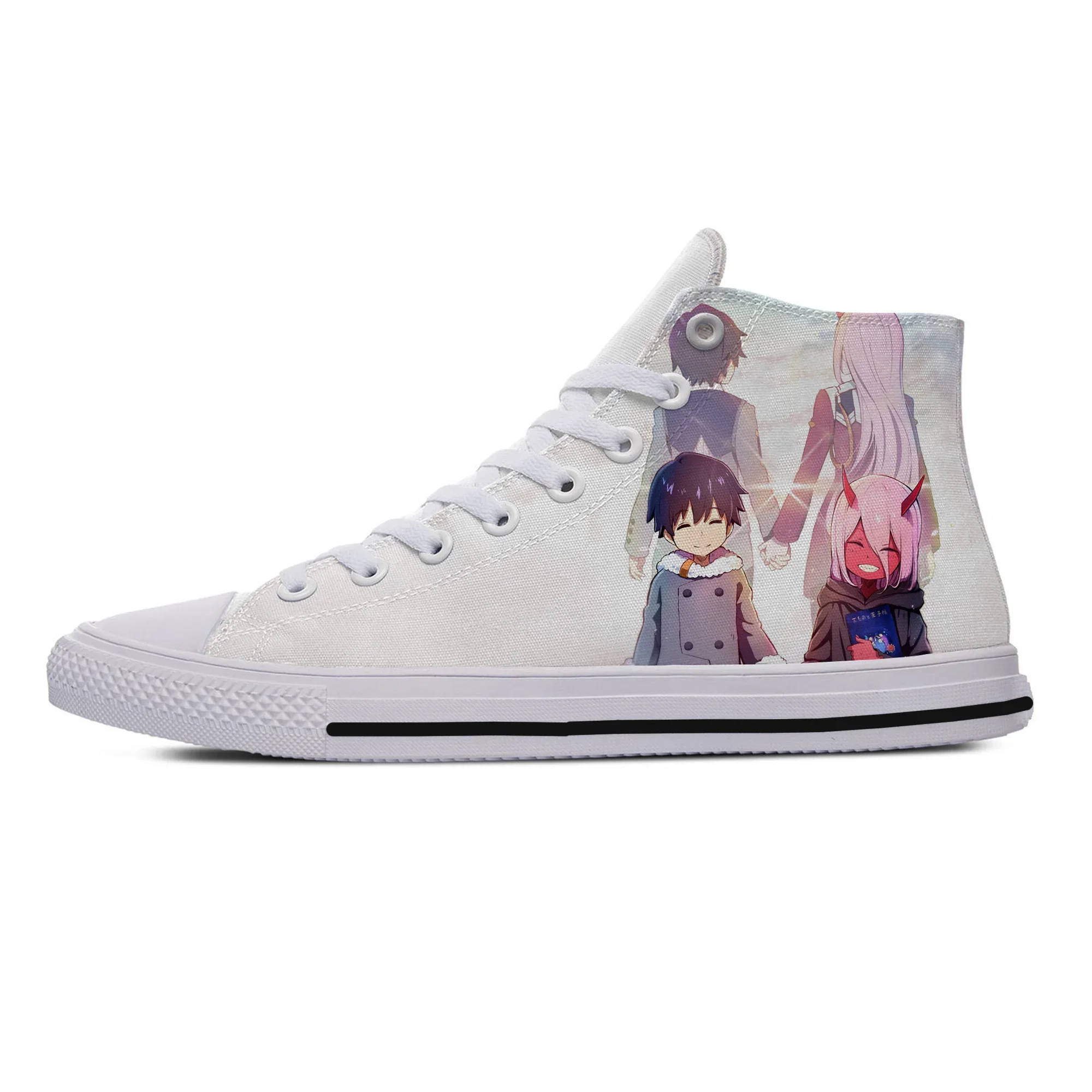 Hot New Shoes Anime DARLING In The FRANXX High Top Lightweight Board Shoes Lightweight Casual Breathable Fashion Canvas Shoes