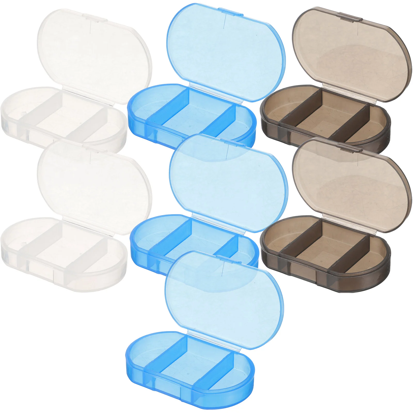 7 Pcs Pill Box Travel Size Organizer Labels Plastic Wear-resistant Medicine