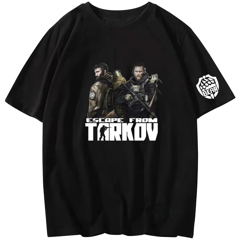 Escape From Tarkov Retro Graphic T-Shirt Unisex Nostalgic Vibe Cotton Short Sleeve Timeless Gaming Streetwear Stylish Casual