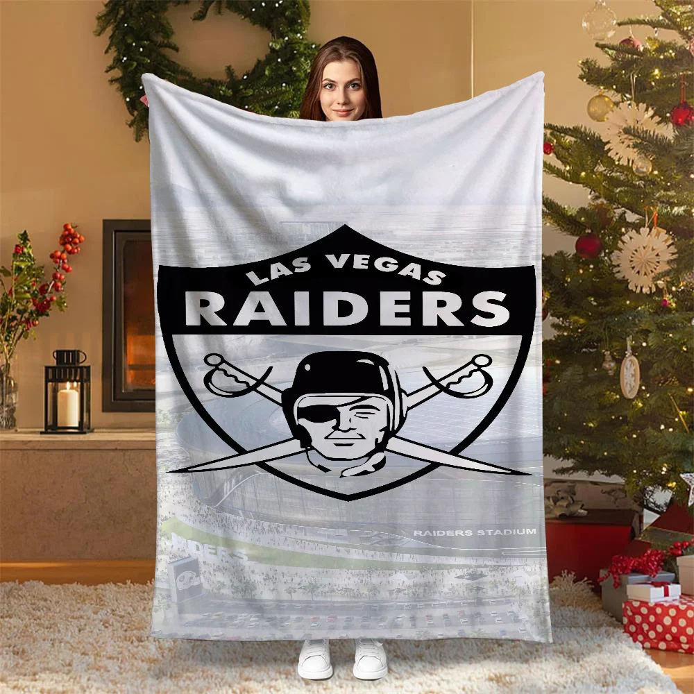 L-LasSVegas Raiders Thermal Blankets for Bed Blanket 150cm X 200cm Luxury Throw Blankets and Throws Cobija Interior for Home