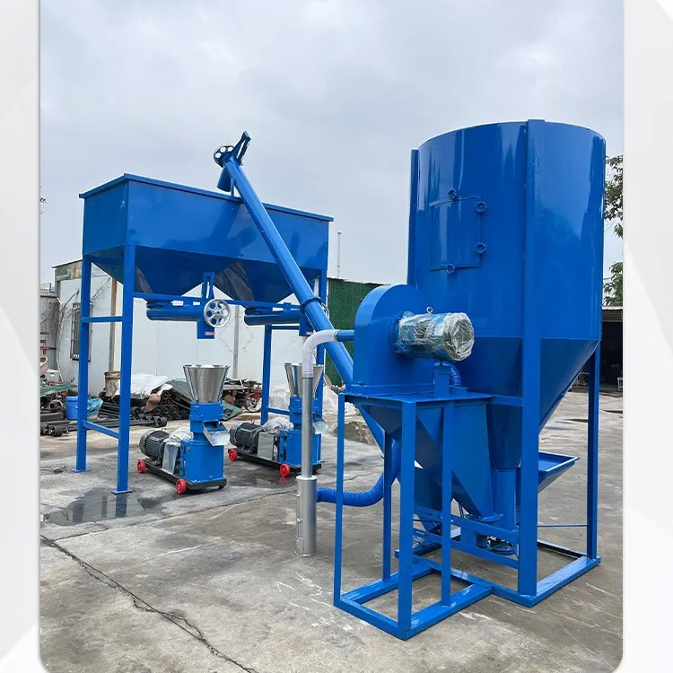 Hot Selling Feed Processing Mixing Machine for Chicken Pig Cattle Farm Full Price Feed Production Machinery