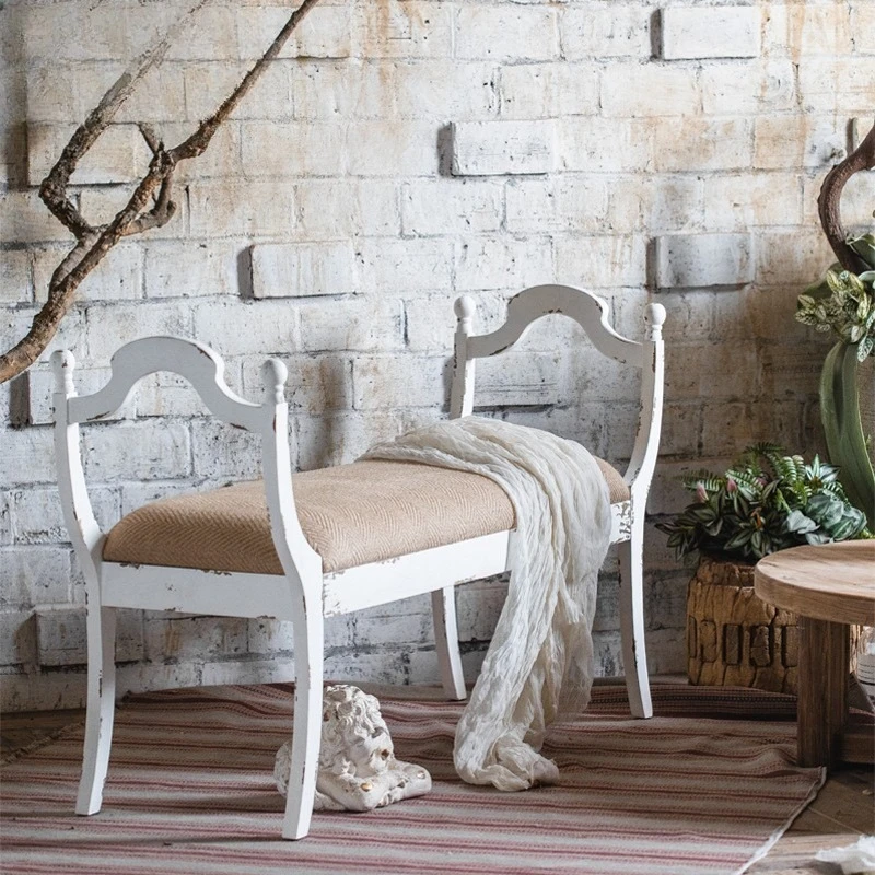 Bench wedding photography props household living room lounge chair cafe decoration double chair