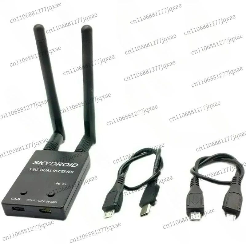 

5.8G Dual Receiver OTG Video Transmitter for Mobile Phone FPV Drone VR Glasses UVC Capture Card