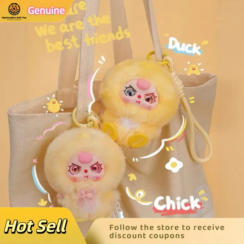 

Genuine New Spot Baby Three Mini Mini Hug Series Vinyl Plush Pendant Blind Box Cute Ornaments Trendy Toy Doll Bag Pendant