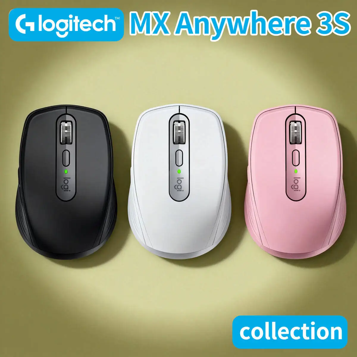 

Logitech MX Anywhere 3S Premium Mouse – Logitech’s Advanced Technology, Ergonomic Fit, Quiet Operation