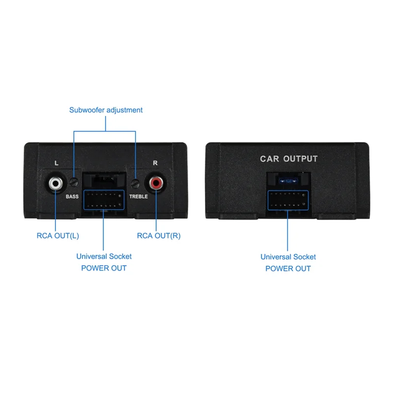 ABGI-Power Android DSP Verstärker Box Auto Stereo Audio 4X80w Für Alle Android Auto Radio Hi-Fi EQ Sound RY-125AB Für Auto Stereo