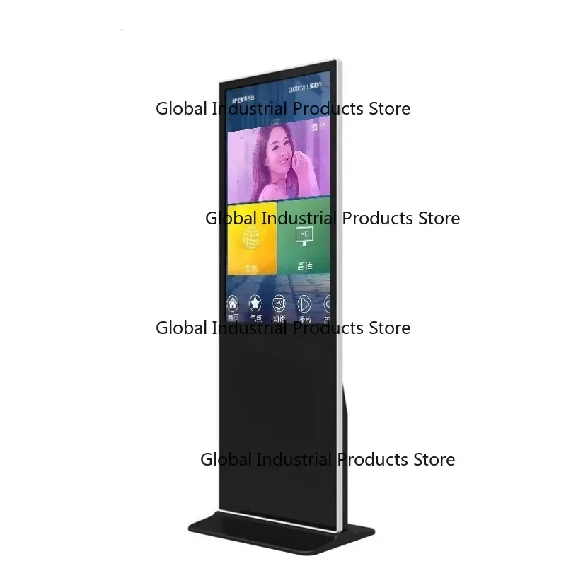 32 Inch Floor To Ceiling Touch Screen LCD Advertising Display Screen, Digital Advertising Sign Digital Totem Display Screen