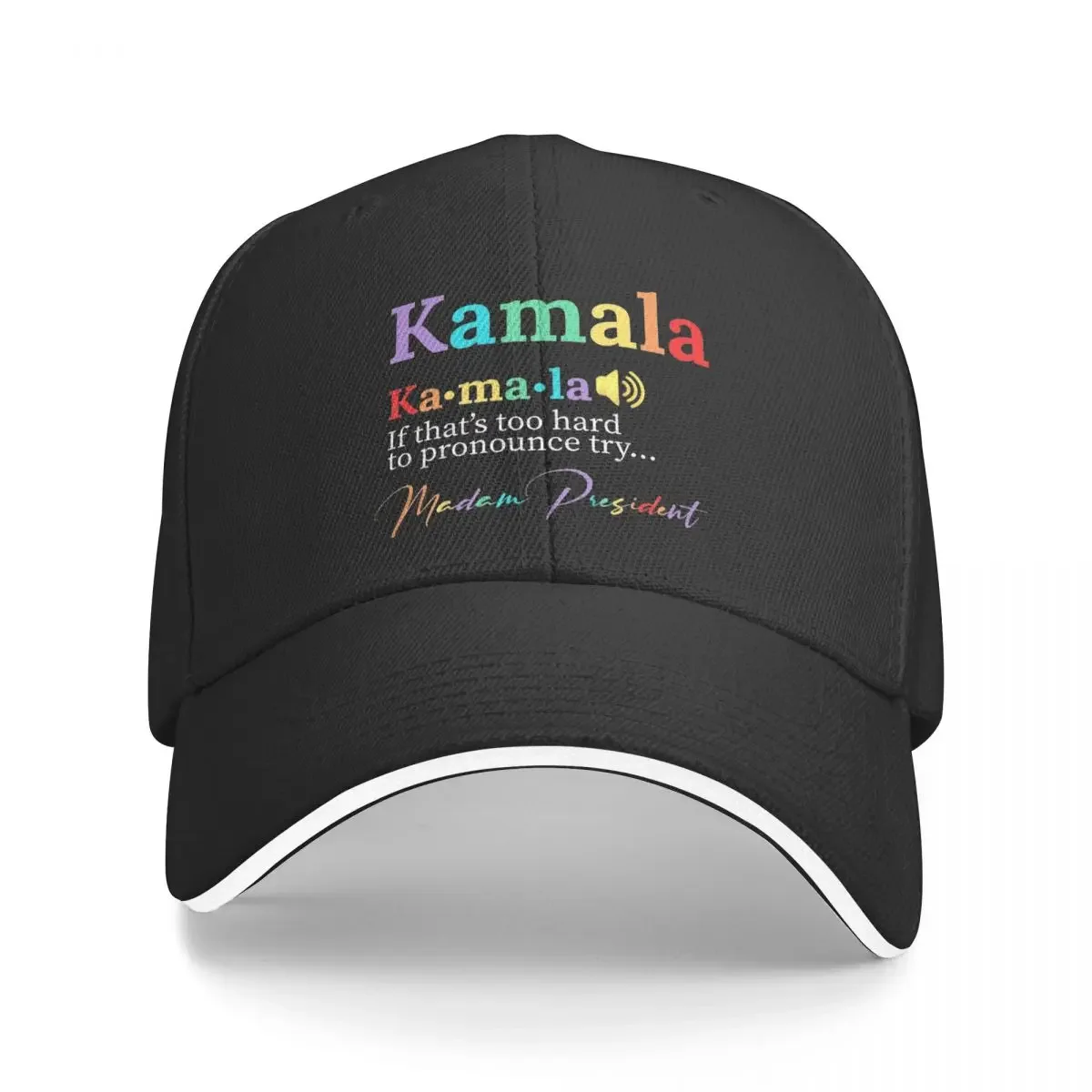 2024 New Arrival Casquette Kamala Harris Madam President Election 2024 Unisex Style Golf Hat Casual Snapback Cap Adjustable Fit