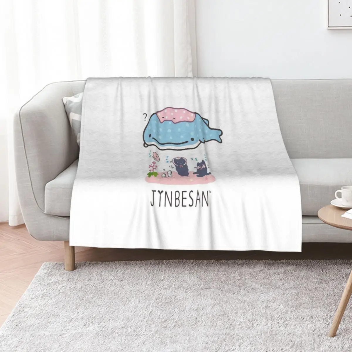 Jinbesan Group Pose Throw Blanket Flannel Fabric wednesday Multi-Purpose for babies Thermals For Travel Warm Blankets