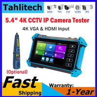 IPC CCtv Tester 5.4 Inch 4K 1080P 8MP AHD CVI TV SDI With Hdmi Vga Input Monitor IP Camera Tester Cftv IP Tester network tools