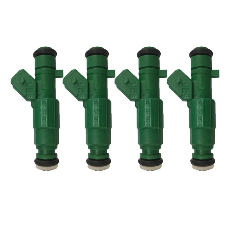

4pcs 0280157109 Fuel Injector Nozzle For Volkswagen Total Flex 2009 Kombi 1.4L 8V 0 280 157 109 030609031AJ Car Injection