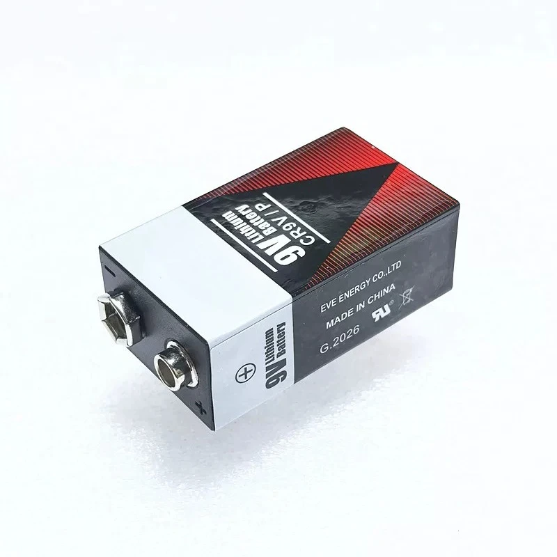 10pcs for eve cr9v-p lithium manganese battery 9v lithium primary battery 1200mah smoke detector cr9v original