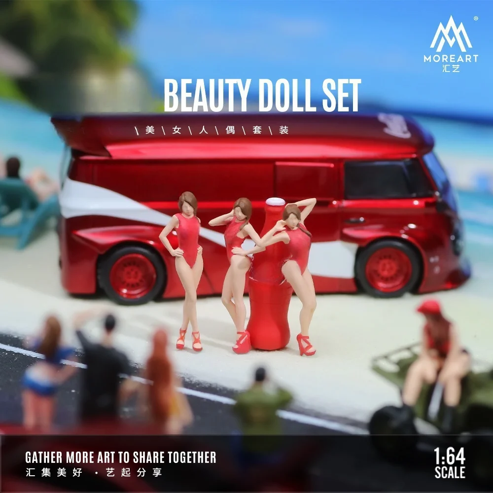 

More Art 1:64 Beauty Doll Set Display & Collection & Gift