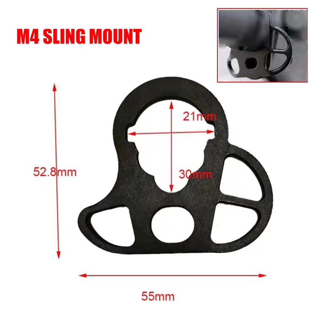 حلقات الفراشة المعدنية التكتيكية CQD M4 حبال خلفية لحبال سلسلة M4 AEG