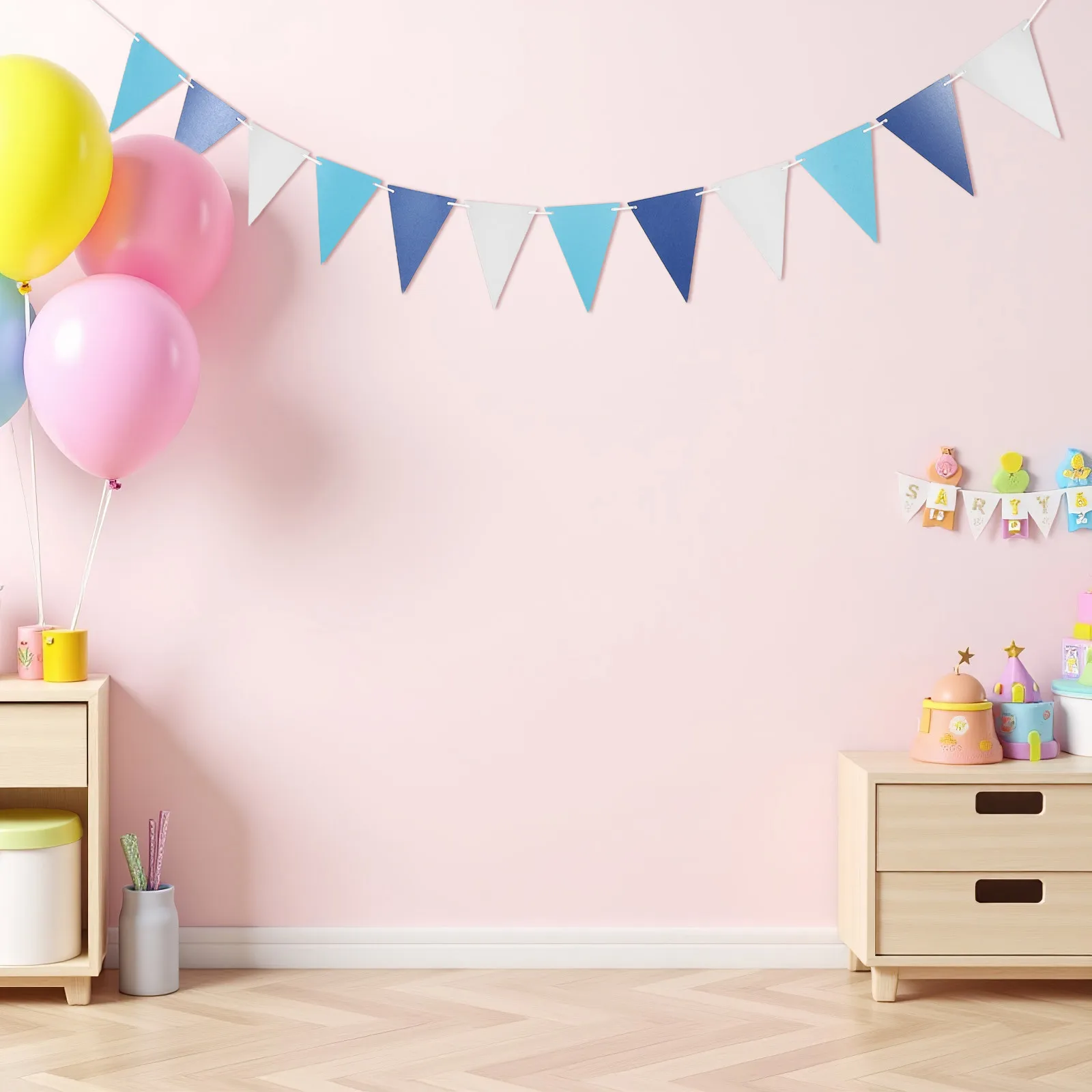 

Colorful Triangle Banner Vintage Triangle Pennant Flag Bunting Wedding Birthday Party Decor Hanging Garland Festival Streamer