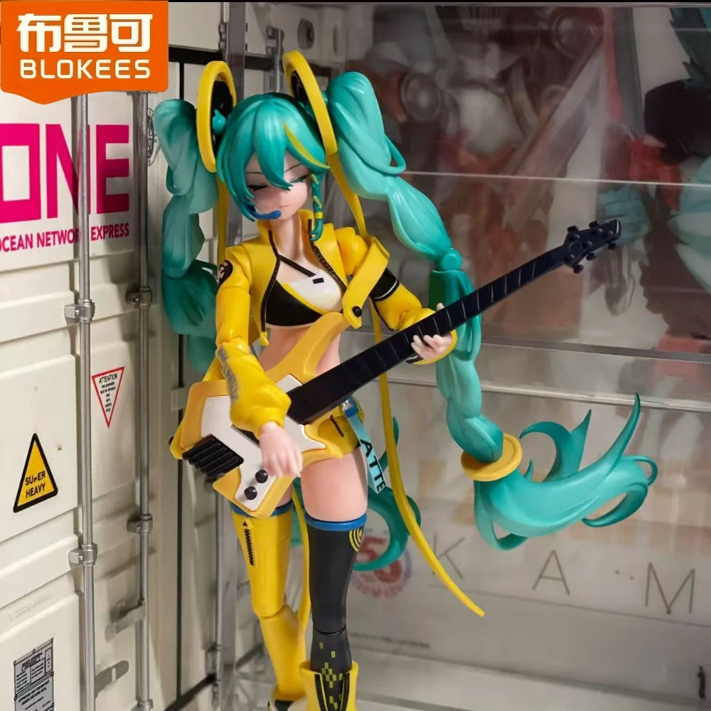 Blokees Hatsune Miku Cartoon Anime Assemblage Beeldje Speelgoed Anime Action Figure PVC Kinderen Speelgoed Pop Collectie Figuren Gift