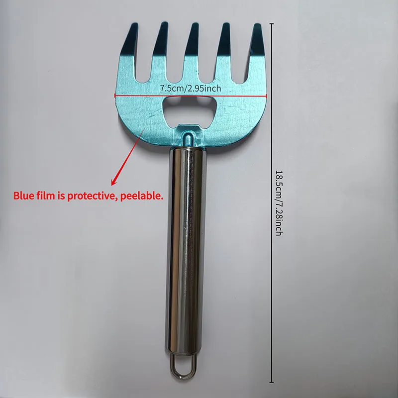 Heavy-Duty 5-Tine Soil Cultivator Suitable for Soil Aeration & Planting, Durable Plastic Garden Tool with 5 Tines for Lawn Care - Detail 1