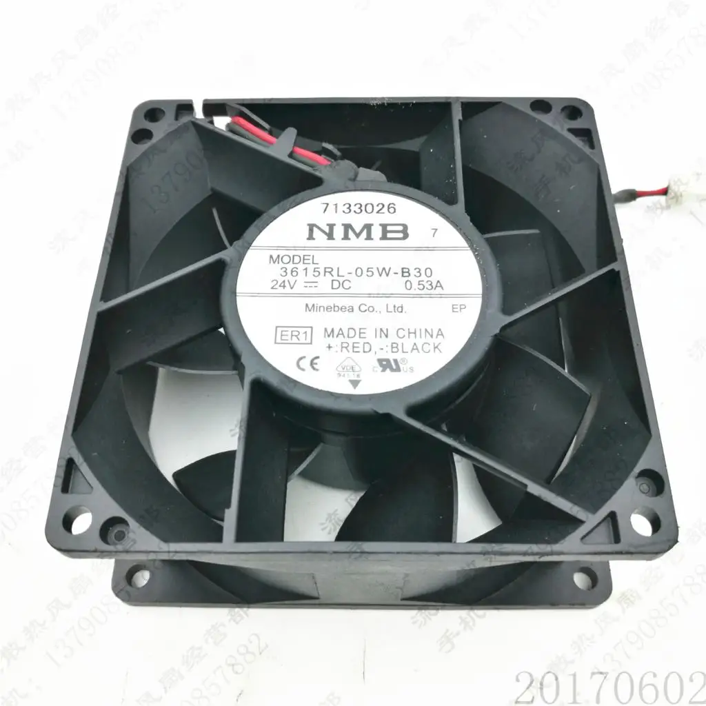 

3615RL-05W-B30 For NMB 9038 24V 0.53a 9cm Converter cooling Fan