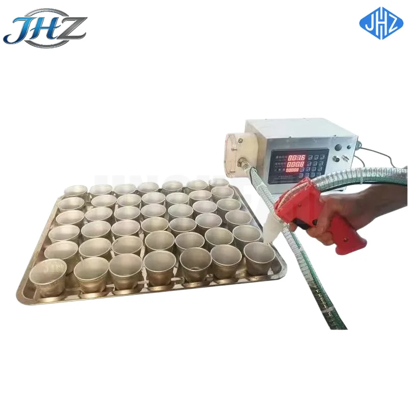 JHZ for Liquid Filling Machine Water Plastic Pet Bottle Soda Can Bottle Filling Machine Pump Honey Juice Oil Filling Packaging M