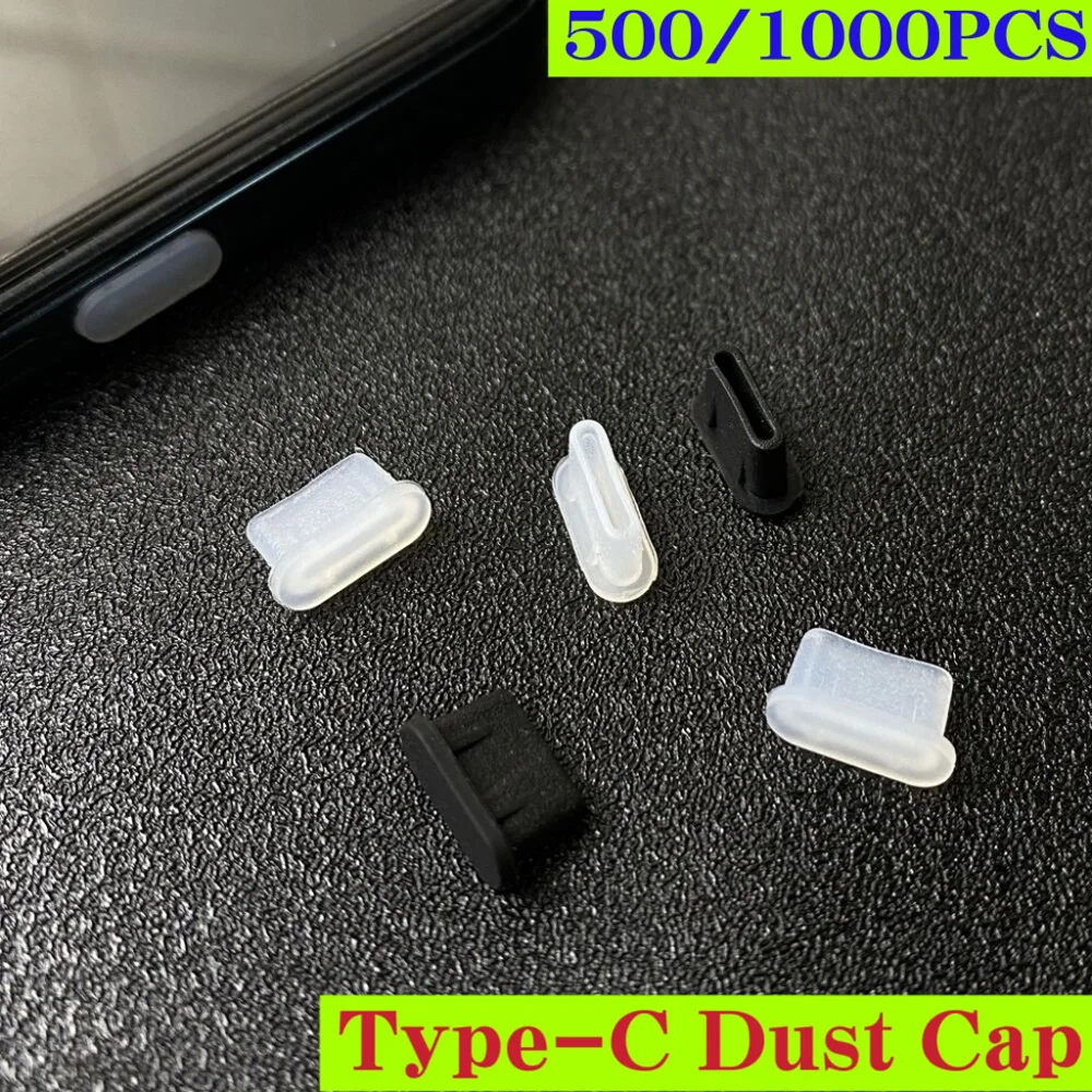 Soft Silicone Mini Type C Dust Plugs For Samsung Xiaomi Huawei Phone USB Charging Port Protector Cover Type-C Anti-dust Cap Sof