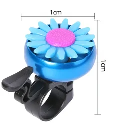 Multi-color Kids Bicycle Bell Daisy Flower Horns Bike Children Cycling Ring Alarm for Safety Cycling Handlebars Bike Accessories