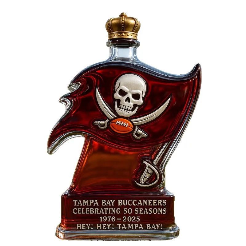 

Орнамент Longhorns Бутылка виски Tampa Bay Buccaneers Графин для бутылок вина на 50-летие