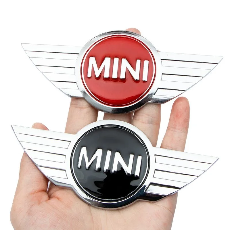 1Pcs Car Hood Front Bonnet Grill Rear Trunk Emblem Logo Badge Stickers For BMW MINI Cooper JCW F50 F53 F54 F55 F56 R55 R56 R60