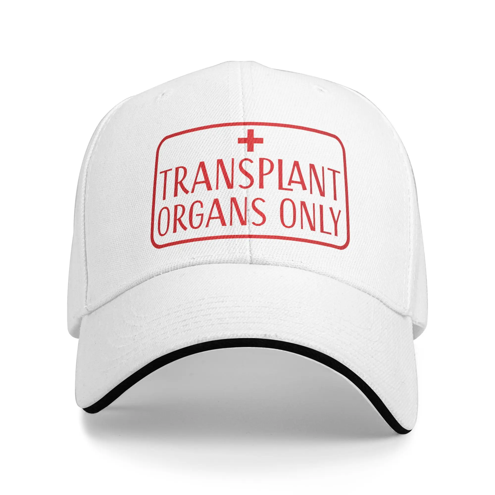 Red Human Organ for Transplant  Baseball Cap  Street Style Trucker Hat Summer Female Male Outdoor Gym Baseball Caps